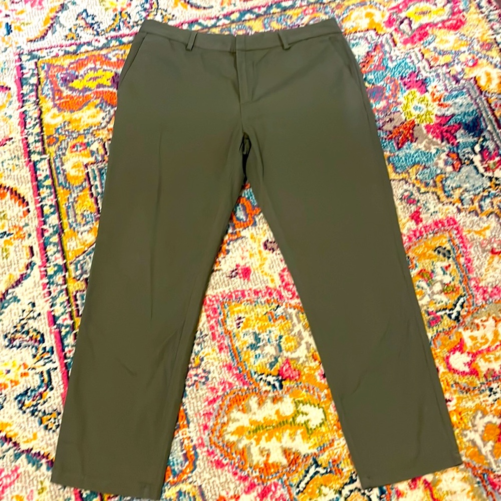 Mint condition River Island khakis for men. Olive green. Size 36x30.